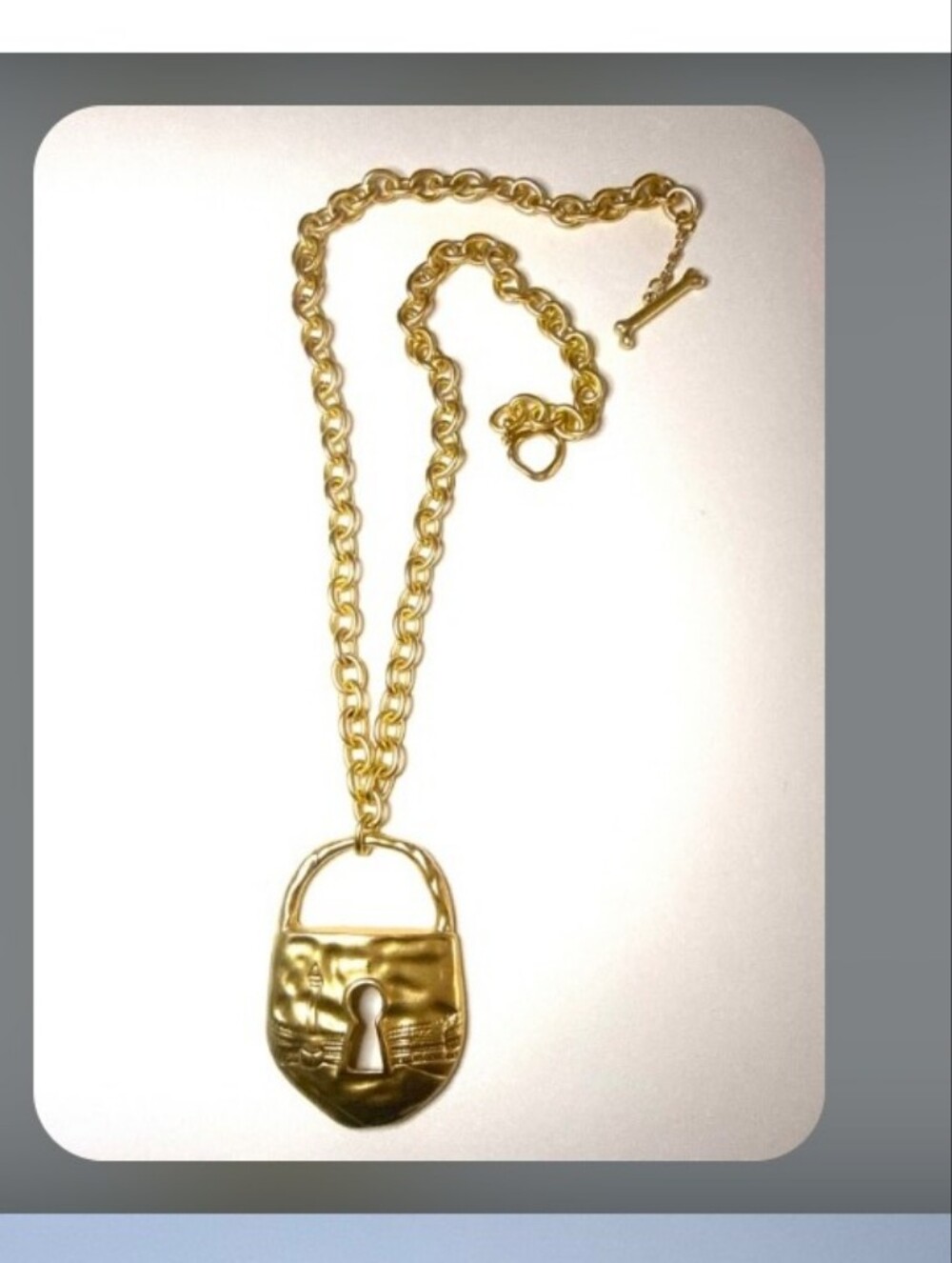 Padlock Pendant Necklace
